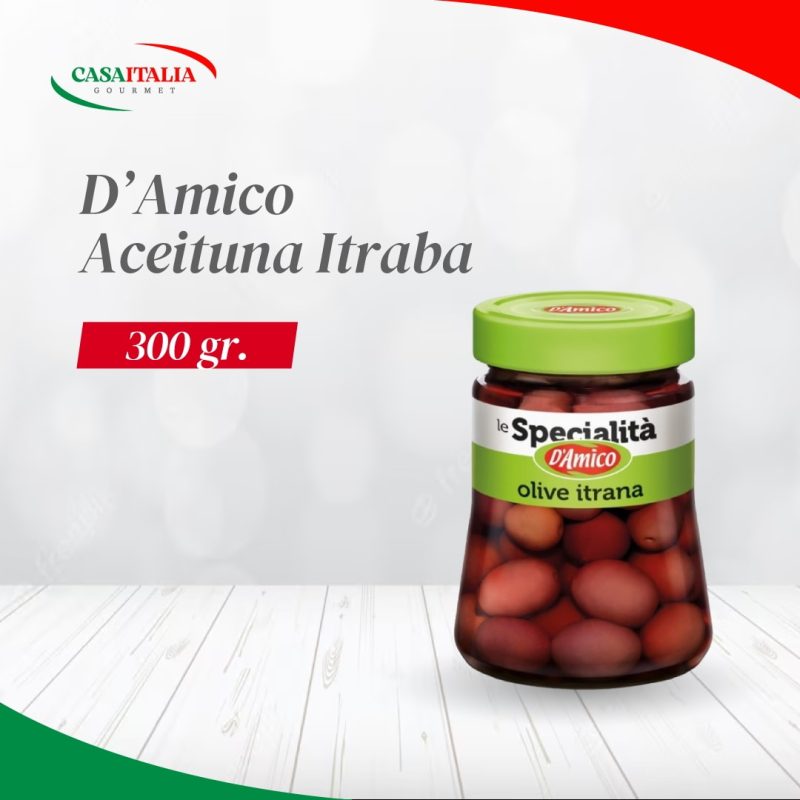 Aceitunas Itrana 300 g D'Amico