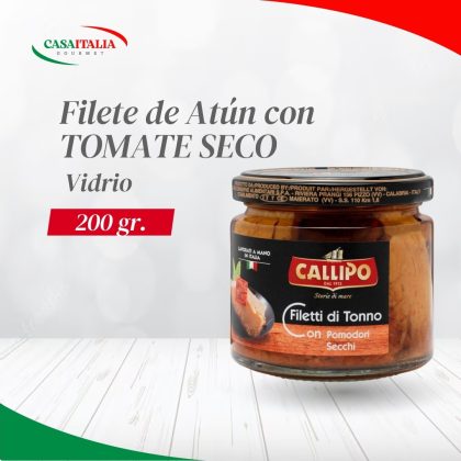 Filete de atún con tomate seco 200 g